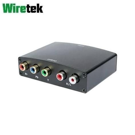 HDMI to Component Ypbpr+RL Audio Converter