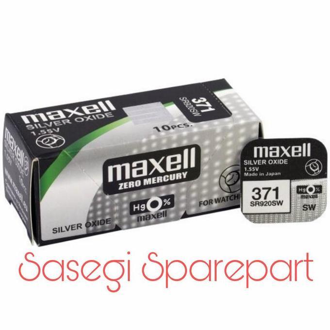 Baterai Maxell 371 SR920SW Baterai Maxell 371 Maxell 920 Original
