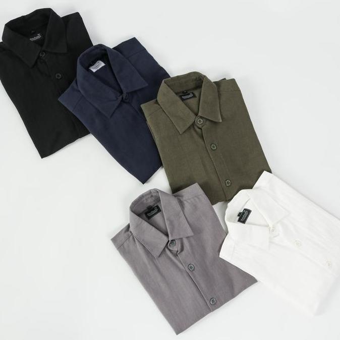 TERBARU  BEACHWELL Kemeja Pria Linen Katun Angel Canggu Series Kemeja Pantai Putih Casual Lengan Pen