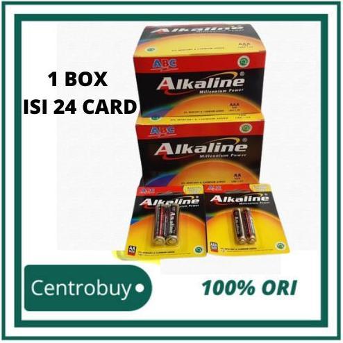 Baterai ABC ALkaline AAA (A3) 1BOX isi 24 cards