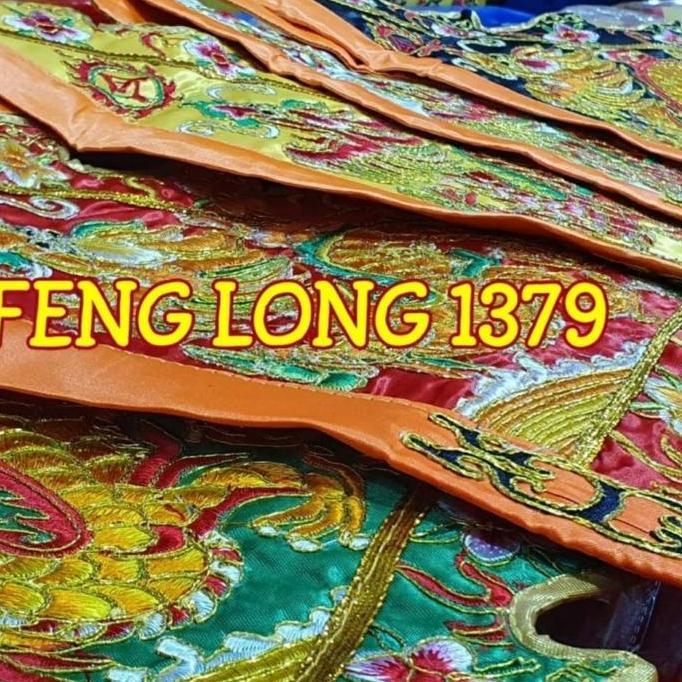 Panji | Bendera Naga Taiwan Bordir Halus 5 Warna