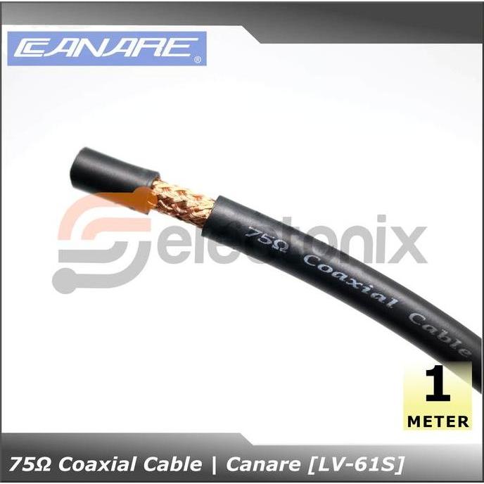 [1 meter] Kabel Video Canare LV-61S (75 Ohm Coaxial Cable)