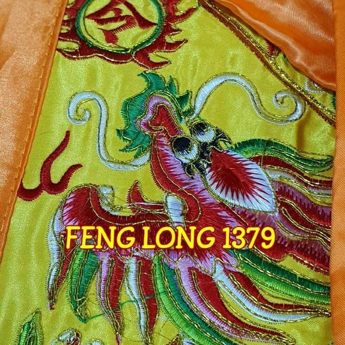 Bendera Panji Naga Taiwan 5 Warna Bordir Halus Seri 18