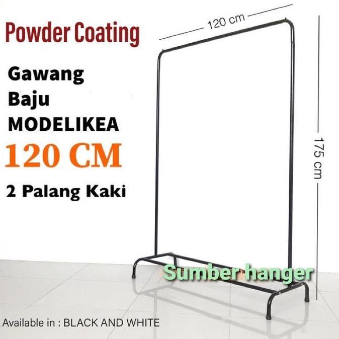 Gawangan Baju Minimalis 120Cm | Gawang Gamis | Gawang Baju Modelkia