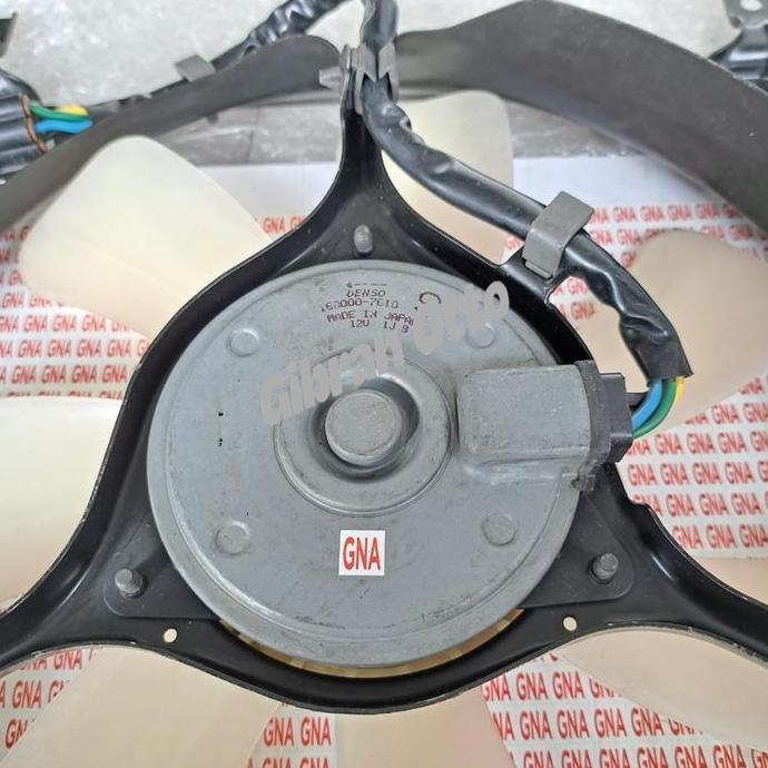 SUKU CADANG MOBIL EXTRA FAN RADIATOR MOTOR KIPAS FAN DOUBLE SPEED KARIMUN ASLI EX JAPAN SESUAI PART 