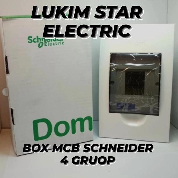 BOX MCB SCHNEIDER 4 GRUP/BOX MCB 4 GROUP SCHNEIDER/BOX MCB 4 GRUP