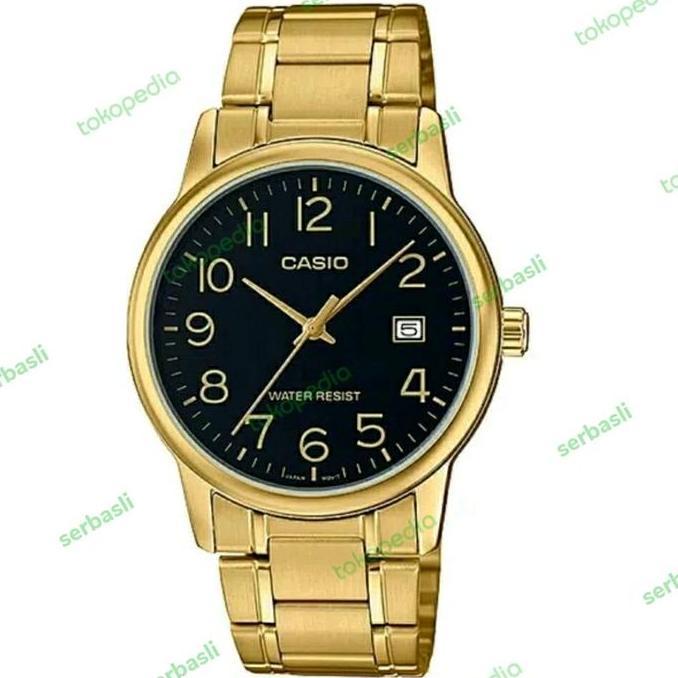 JAM PRIA CASIO MTPV002G / MTP-V002G ORIGINAL & BERGARANSI
