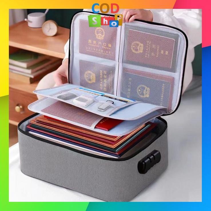 - H5962 Tempat Penyimpanan Sertifikat File Dokumen Penting / Tas Dokumen Multifungsi / Document Stor