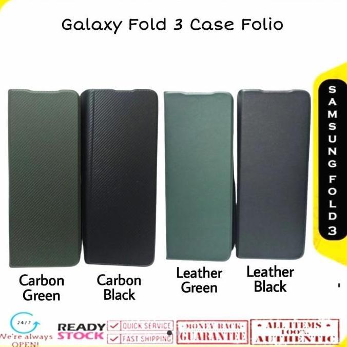Case Samsung Galaxy Fold 3 Fold3 Case Leather FOLIO