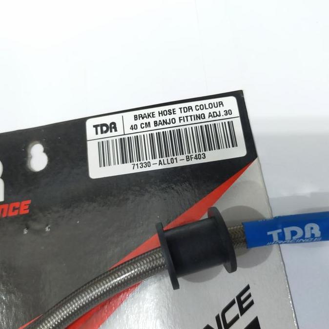 Selang Rem TDR 40CM Banjo Silver