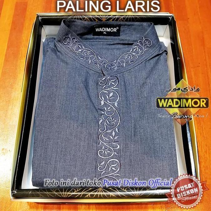 New BARU Baju koko pria lengan panjang wadimor putih original fashion mus