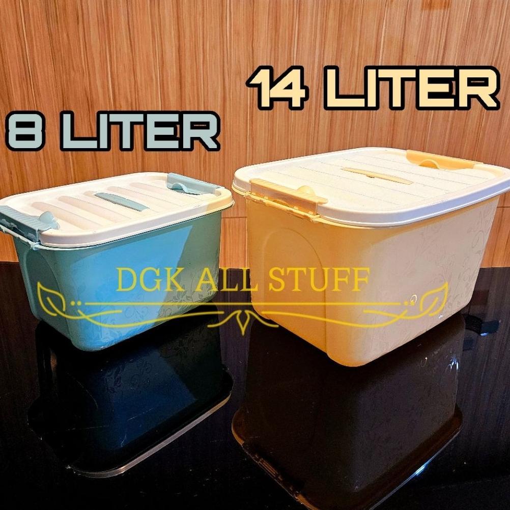 Kontainer Container Box Kotak Tempat Penyimpanan Make up Skincare Baju Pakaian Buku Perkakas Serbagu