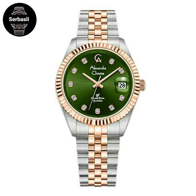 Jam Tangan Wanita Alexandre Christie Classic Steel AC 5013 LDBTRGN