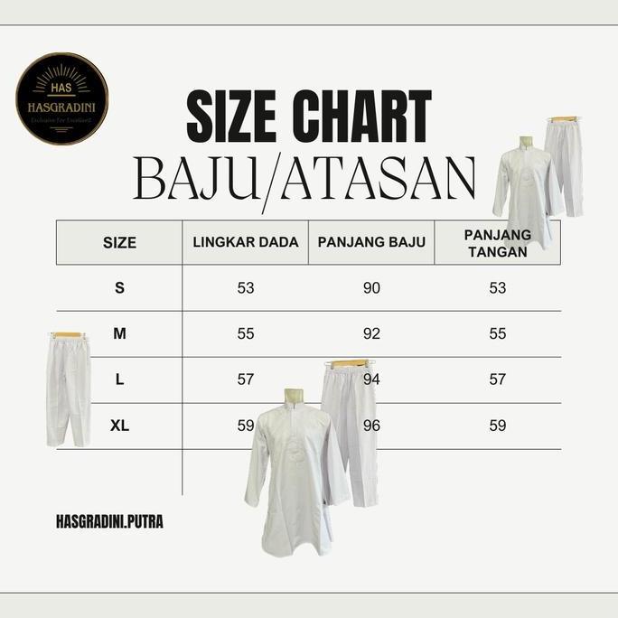 New HASGRADINI-SETELAN INDIA CLUB PUTIH koko setelan india terbaru bahan club berserat setelan busan