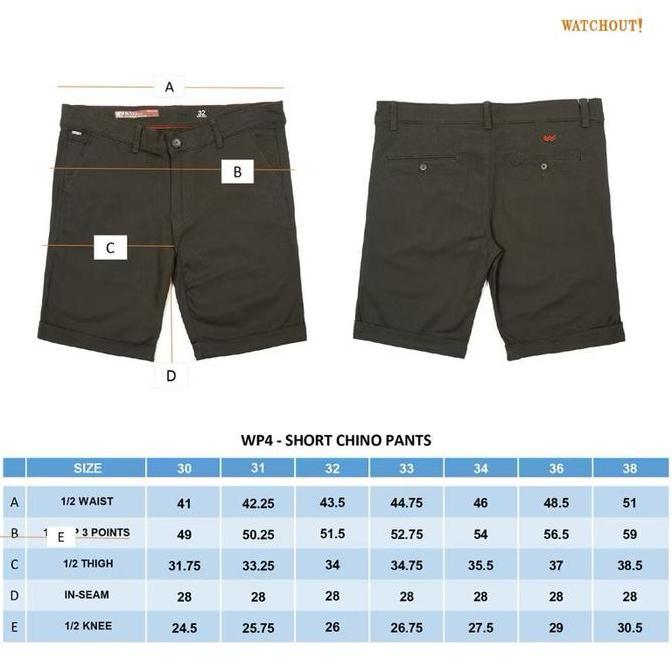 CELANA PENDEK MERK WATCHOUT CASUAL ORIGINAL WARNA BLACK