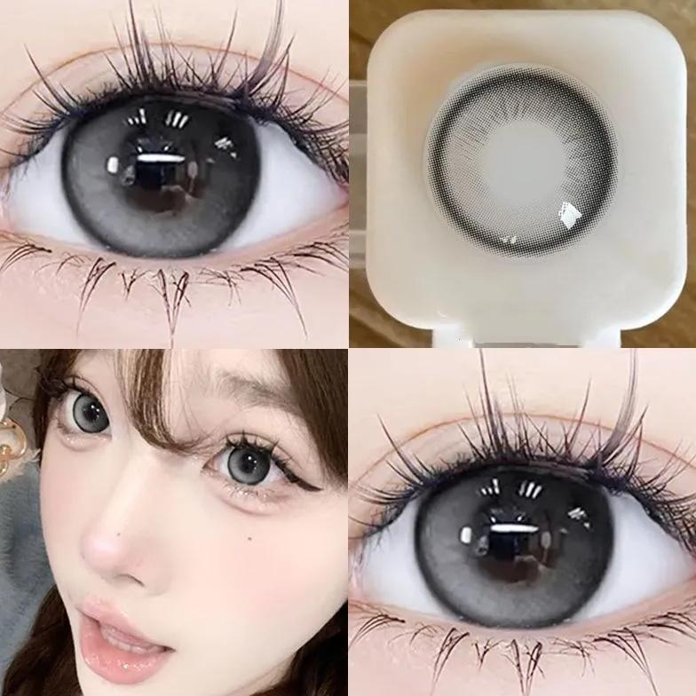 Value Pack Sepasang Lensa Kontak Berwarnadiameter 14-14,5 Mm Softlens Livingsoftlens Biru Soflens So