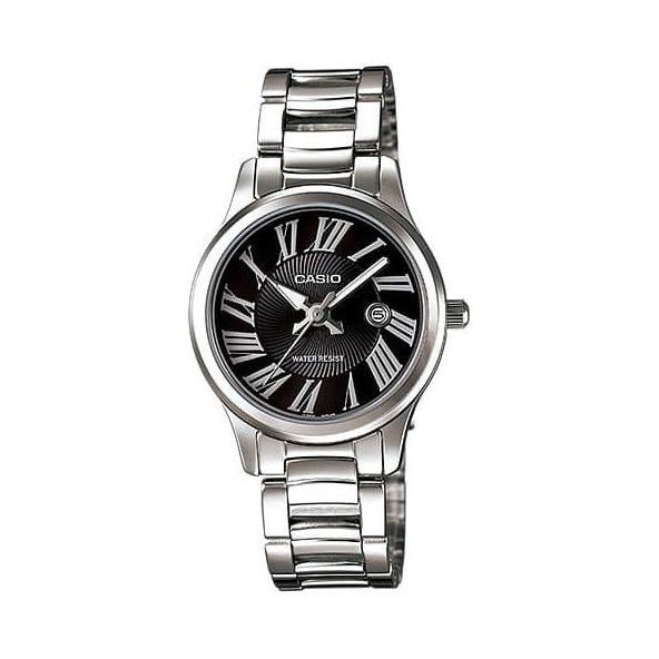 Casio Analog Jam Tangan Wanita Silver Rantai LTP-1379D-1B Original