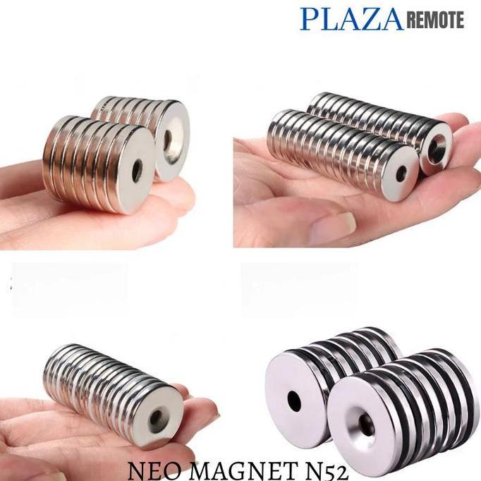 SAXTIL MAGNET NEODYMIUM SUPER KUAT N52 KOIN CINCIN RING BAUT 10 - 25MM