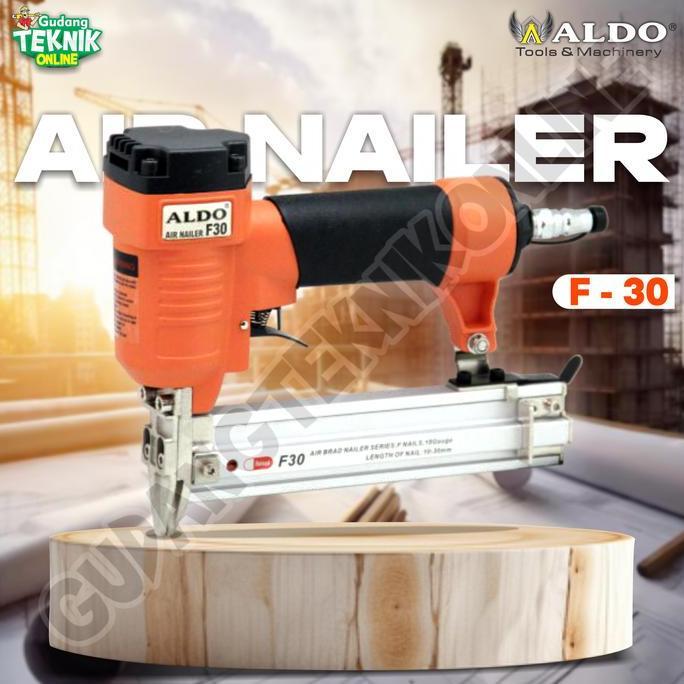 WALMERA MESIN PAKU TEMBAK ANGIN F30 ALDO / Air Nailer Paku Lurus F-30 Alat Staples Stapler Paku Temb