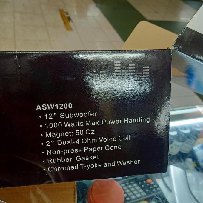 Subwofer ads nitrous 12 inci 1000w