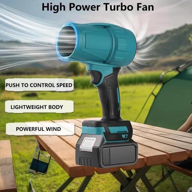 ZORRA8 Cordless Portable Blower Turbo Jet Fan 21V Brushless Baterai LXT Mesin Semprot Angin Pembersi