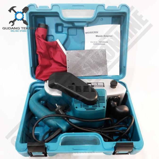 SESARKAL Mesin Amplas Tank Belt Sander MODERN M2561B Mesin Amplas Tank Sabuk