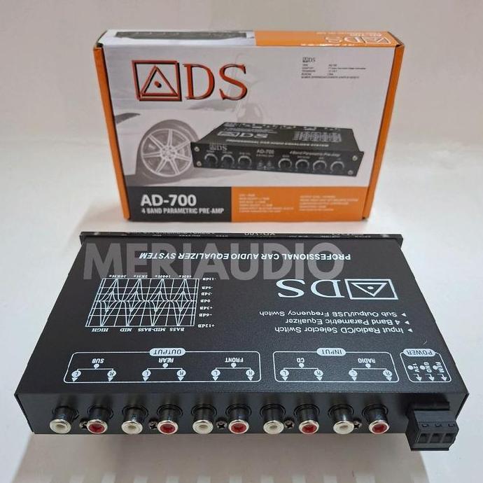 Pream Parametrik ADS AD 700 Parametrik penjernihsuara  Equalizer Audio Sound System Profesional