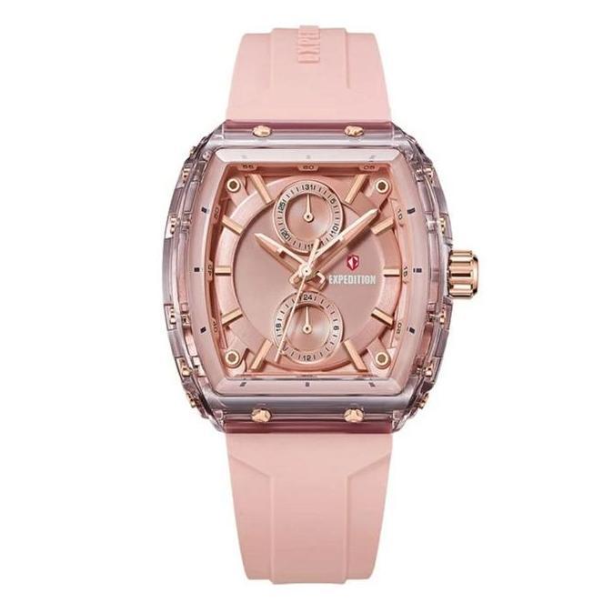 New Jam Tangan Wanita EXP EX 6814 MFRRGPN Light Pink