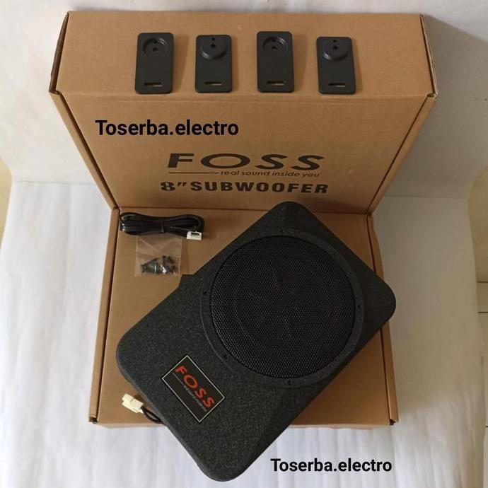Subwoofer Kolong Jok 8 inch pasif 8in Foss Genetic audio mobil