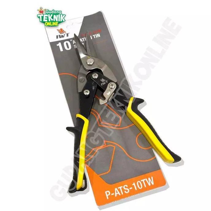 LEONAB Gunting Seng Lurus 10" IWT (P-ATS-10TW) / Gunting Potong Seng Plat Baja Ringan 10 Inch Tin Sn