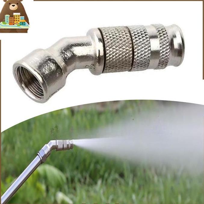 LEONAB Nosel Sprayer Kabut Adjustable Nosel Penyemprotan Pertanian Nozel Tanaman Kepala Cuci AC Semp