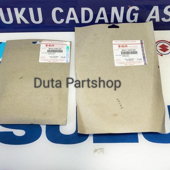 paket kampas rem depan dan belakang skywave original Suzuki SGP Asli Sparepart Motor