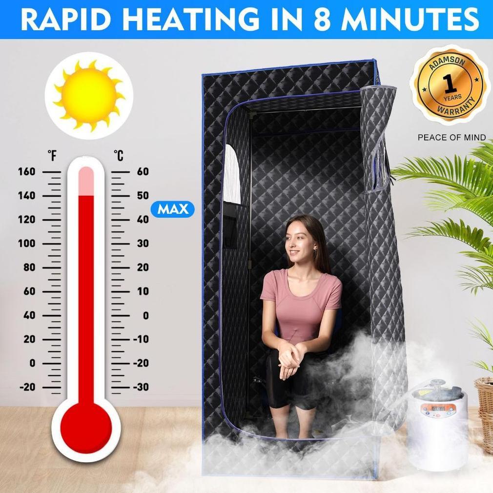 HOT SALE Kotak Sauna Full Body Portable / Alat Sauna Di Rumah / Alat Pelangsing Tubuh