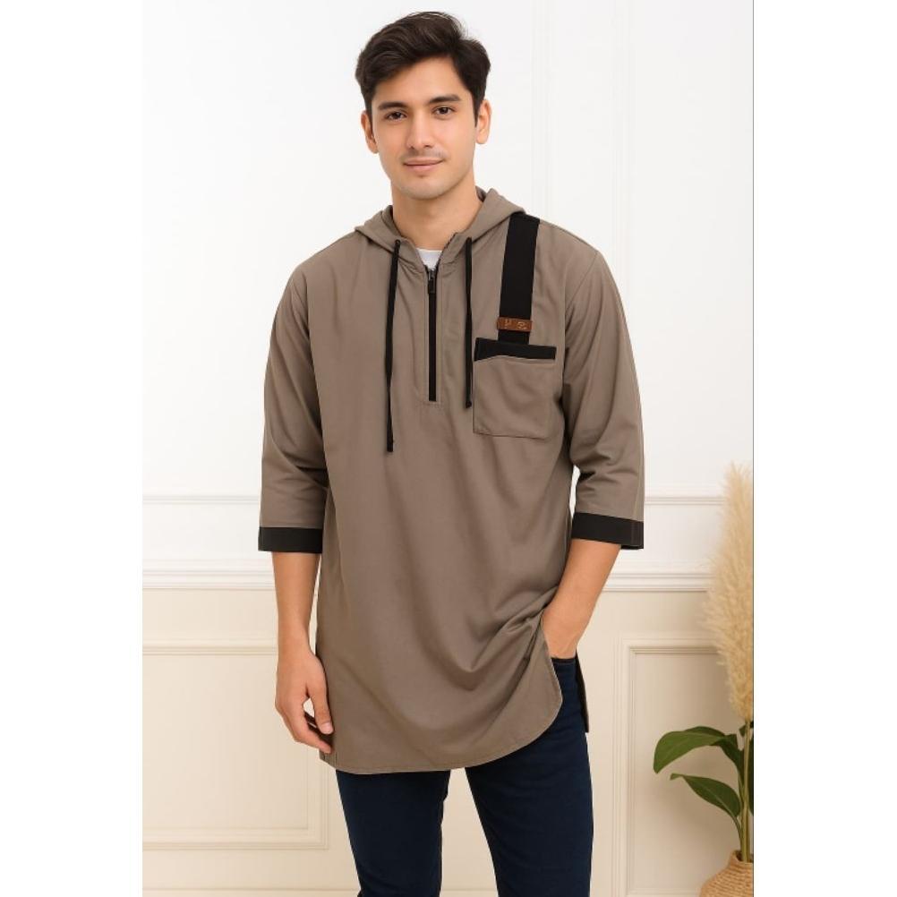 BIG PROMO Koko kurta Hoodie,Koko kurta gaul,Koko Pakistan,kurta tangan tiga perempat,Koko kurta,Koko