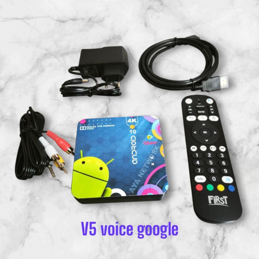CUCI GUDANG Android TV Box Perintah Suara OS 12 (ZTE 4K)