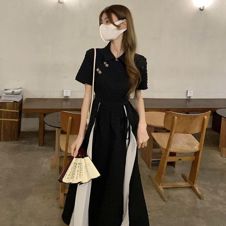 Recommended Black Harajuku Dress Retro/Gaun Harajuku/Dress Hitam Harajuku