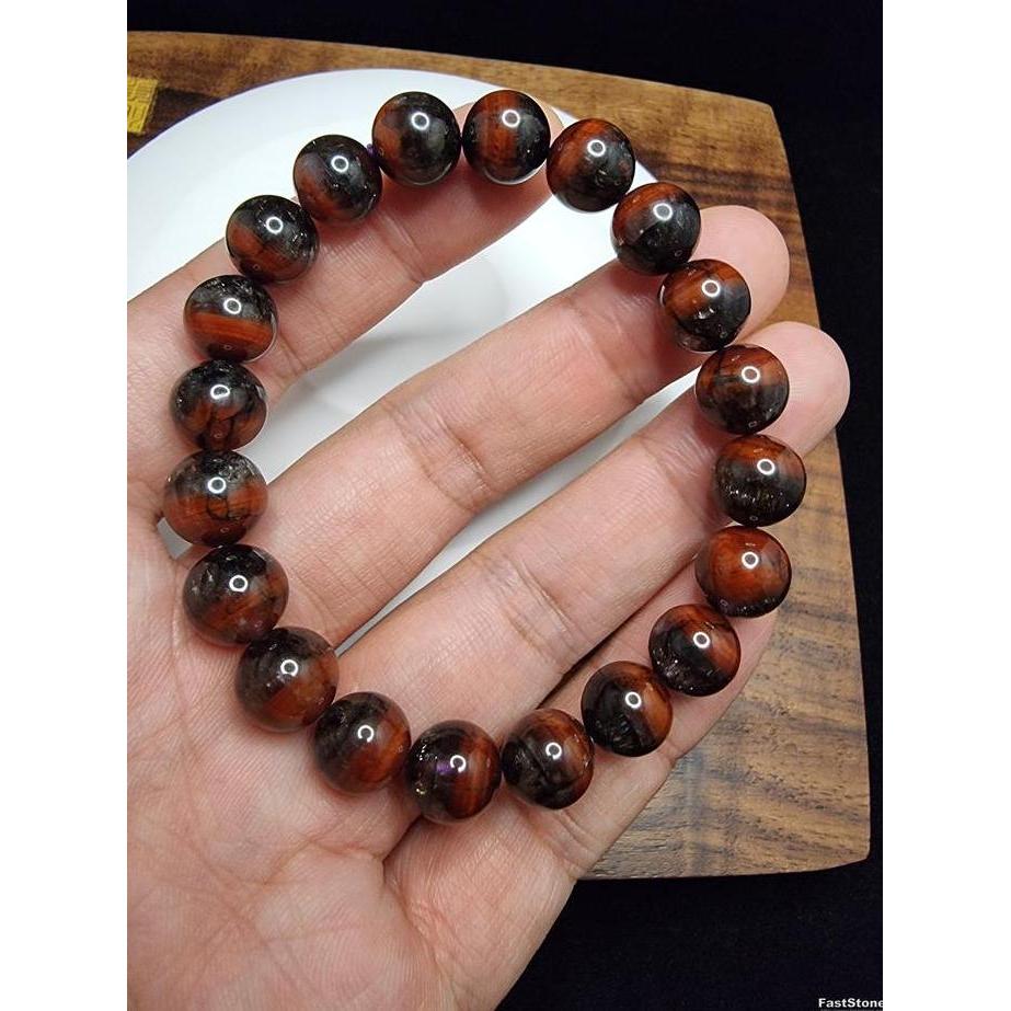 Gelang Batu Auralite 23 Quartz Crystal Treasure Bowl Universal Stone Super HQ 10mm F1322