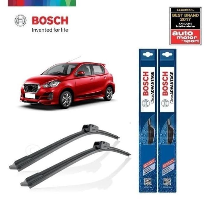 Aksesoris Mobil Wiper Blade Datsun Go Panca Bosch Frameless Advantage 24" Original Bergaransi
