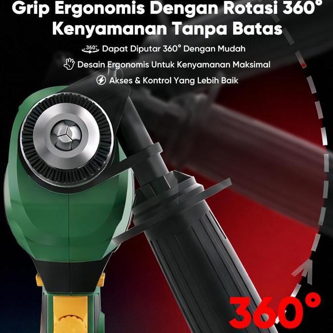 Ganilema_Seven Isku Mesin Bor Listrik Tangan 13Mm Impact Drill Bor Tembok Beton Kayu Besi 650W Elect