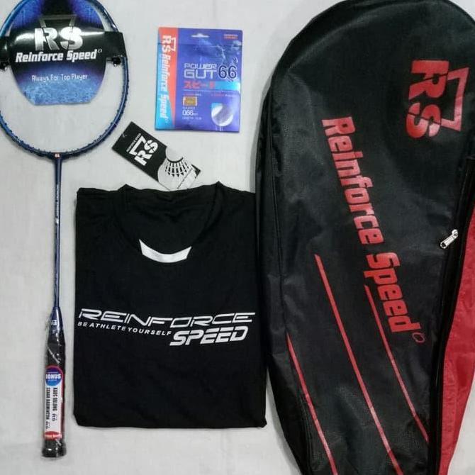 Raket Badminton Rs Micron Saber 8 Ng-Lll Free Senar, Kaos, Tas