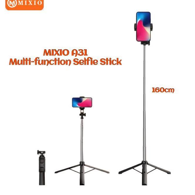 Mixio A31 160Cm Tongsis Bluetooth Selfie Sti Tri