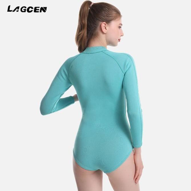 Wetsuit Wanita 3Mm Neoprene Divingsuit Woman - Wetsuit Zipper Ws13