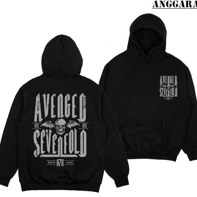 SWEATER HOODIE BAND AVENGED SEVENFOLD ESTD 1999 JAKET HOODIE MUSIC UNISEX Fleece