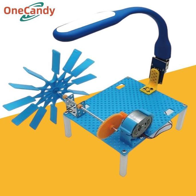 ASTAROL Kit DIY Turbin Air Mini Pembangkit Listrik Tenaga Alat Edukasi Sains Percobaan Fisika Anak S