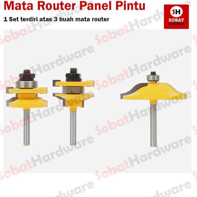 ASTAROL Mata Profil Router Bit untuk Panel Pintu Raised Panel Door Cabinet Woodworking