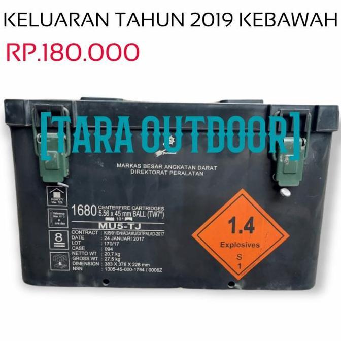 Box Kotak Peluru Amunisi Pindad Original Motorcycle Motor Handle Terlaris