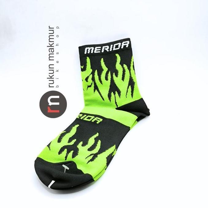 Promo Merida Socks Original Team Merida Size M Medium Sock Kaos Kaki Sepeda Balap Roadbike / Gunung 