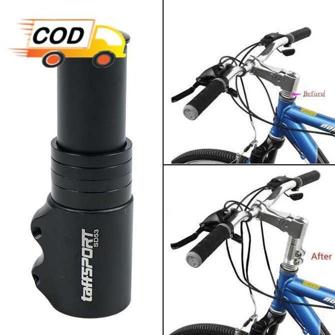 Promo Fork Extender Peninggi Stang Sepeda Gunung Lipat Aluminium Kuat Ringan Tahan Lama Universal BM