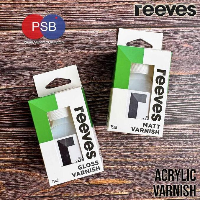 Reeves Acrylic Varnish 75ml | Varnish Cat Akrilik