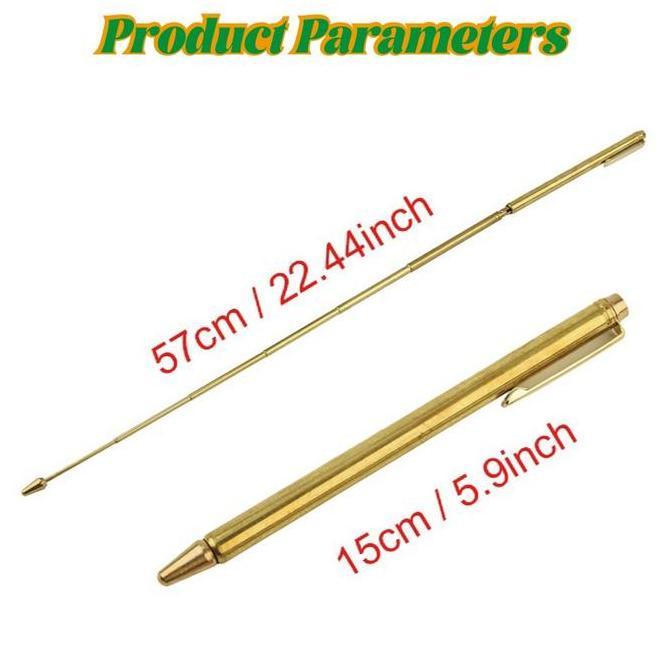 AHROKA Dowsing Rod Dowsing Alat Deteksi Air / Dowsing Rod Alat Pencari Air Bahan Tembaga Adjustable 